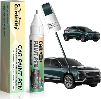 Emerald Lake Metallic(G6I/WA616D) Touch Up Paint Pen for Cadillac,Car Paint Scratch Repair Pen Quick and Easy Fix Auto Paint Scratch