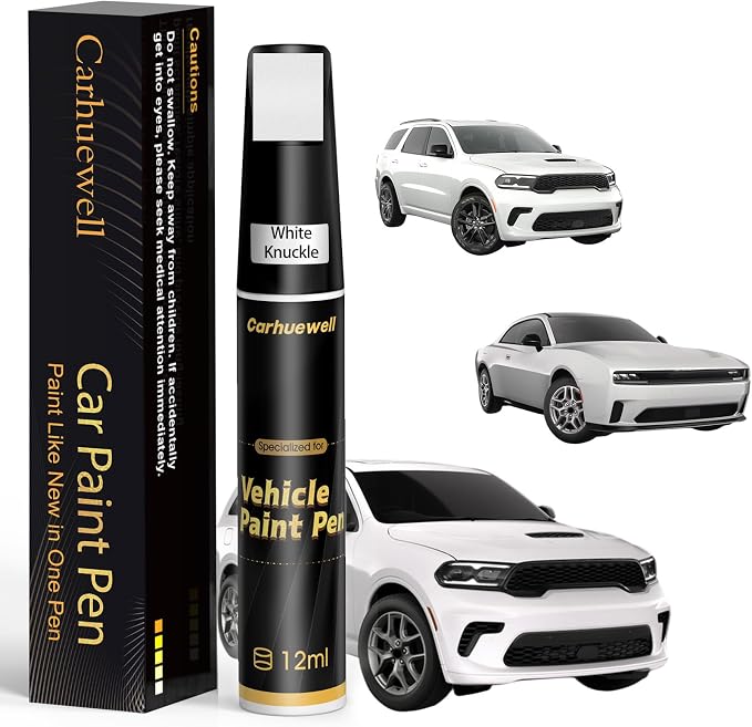Touch Up Paint for Dodge White Knuckle(PW7/GW7) Car Touch Up paint Genuine Exact Color Code Compatible With Dodge Vehicle