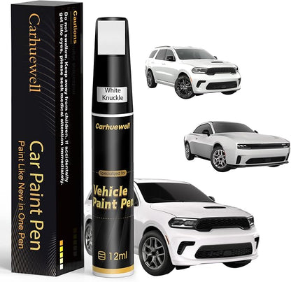 Touch Up Paint for Dodge White Knuckle(PW7/GW7) Car Touch Up paint Genuine Exact Color Code Compatible With Dodge Vehicle