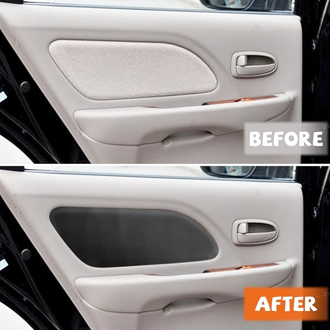 RUIANTE 4pcs Door Panel Cover Trim Replacement Compatible for Sonata 2004-2008 Car Interior Accessories (Black)