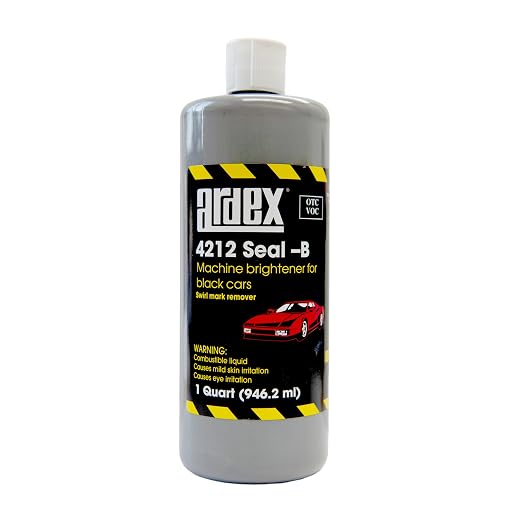 Ardex Seal-B: Swirl Mark Remover, Machine brightener for Black Cars - 32 oz