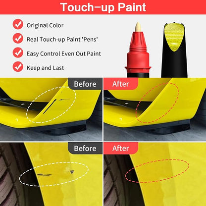 Carhoo C5H Zesty Yellow Compatible with MINI Cooper Exact Match Touch Up Paint Pen - 0.56 Fl Oz(16ml)