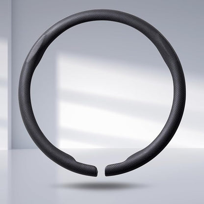 Steering Wheel Cover Thin Car Steering Wheel Accessories Universal Snap On Protector, Black