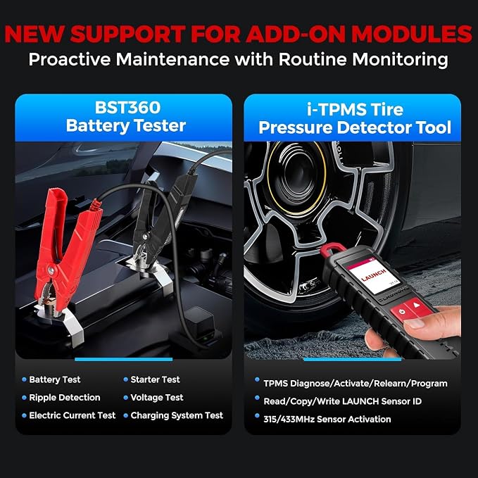 LAUNCH OBD2 Scanner CRP123I V3.0 Elite, 2026 Lifetime Free WiFi Update Scan Tool, FCA SGW, CANFD&DoIP, SAS/Throttle/Brake/BMS/DPF/Oil/ABS Service Multi Systems Car Scanner, Battery Test, Auto VIN