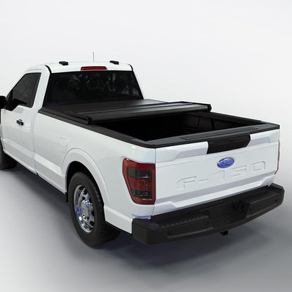 Toptiny Soft Folding Truck Bed Tonneau Cover |TSTF016|Fits 2015-2026 Ford F150 5'5"Bed (66")