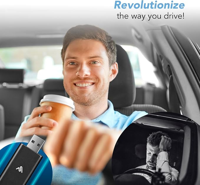 Wireless CarPlay Adapter - Fastest 5Ghz - AutoSky - Plug and Play - USB-C and USB-A Cables - Wired CarPlay Required