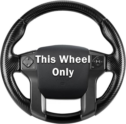 Fit for Toyota Steering Wheel Cover, Steering Wheel Cover for Tacoma(2012-2023) 4Runner(2010-2024) Tundra(2014-2021) Sequoia(2014-2022) Accessories (Matte Black)