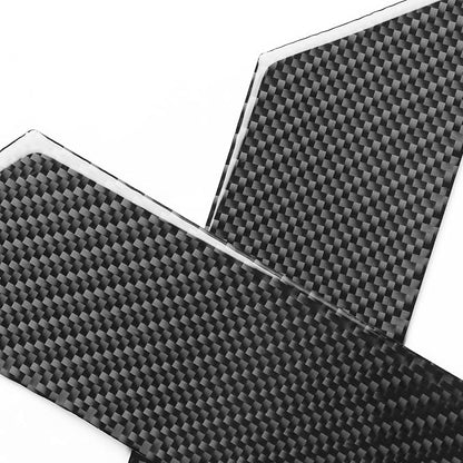 NVCNX Real Premium Carbon Fiber for Toyota Tundra 2022-2026 / Sequoia 2023-2026 2024 2025 Door Armrest Panel Cover Interior Trim Accessories Sticker 4PCs Without Seat Memory not for Extended Cab