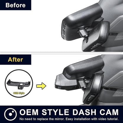 Mangoal 4K Dash Cam Custom fit for Toyota Tundra 2022-2026 & Sequoia 2023-2026 (Model B), Limited SR SR5 TRD Pro Limited Platinum (Gen3), UHD 2160P Video, WiFi & App, Easy to Install, GPS, 64GB Card