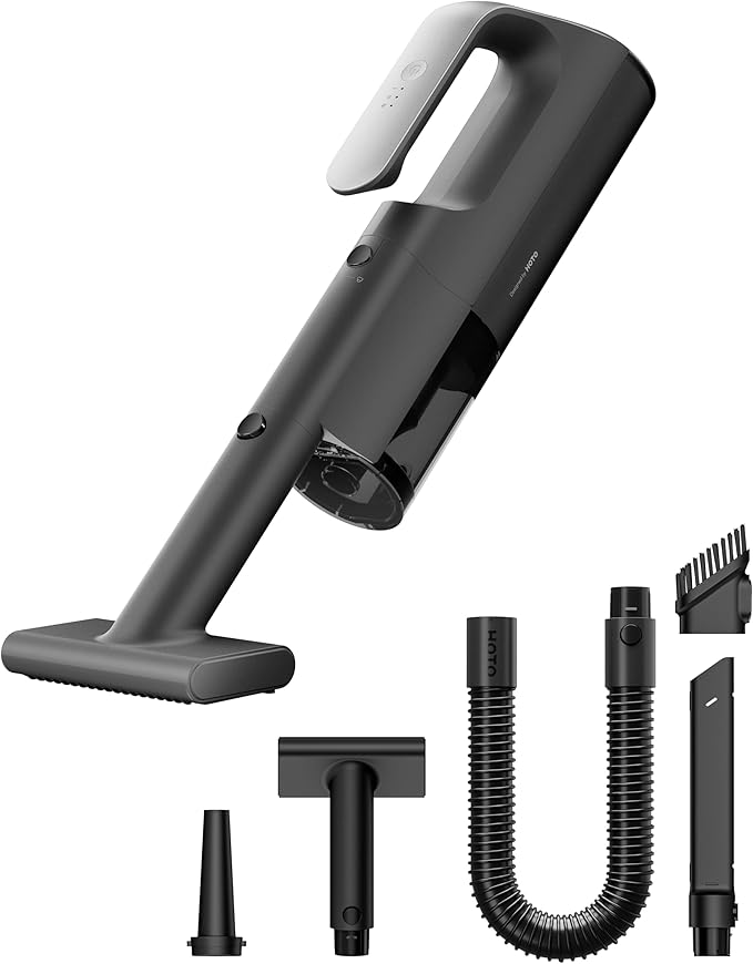 HOTO BlowVac™ Handheld Vacuum Cordless, Car Vacuum Cleaner with 23000Pa High Power, 3 Suction Modes, Electric Compressed Air Duster Blower for Car Interior, Home, Outdoor