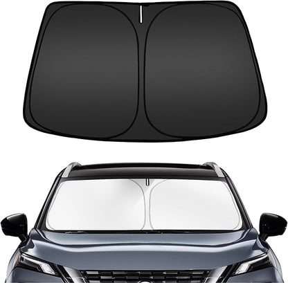 ARISMOTOR Windshield Sun Shade for Ni-ssan Rogue 2021-2026, Custom Fit Foldable Front Window Sunshade Sun Visor Protector, Block UV Rays Keep Your Car Cooler