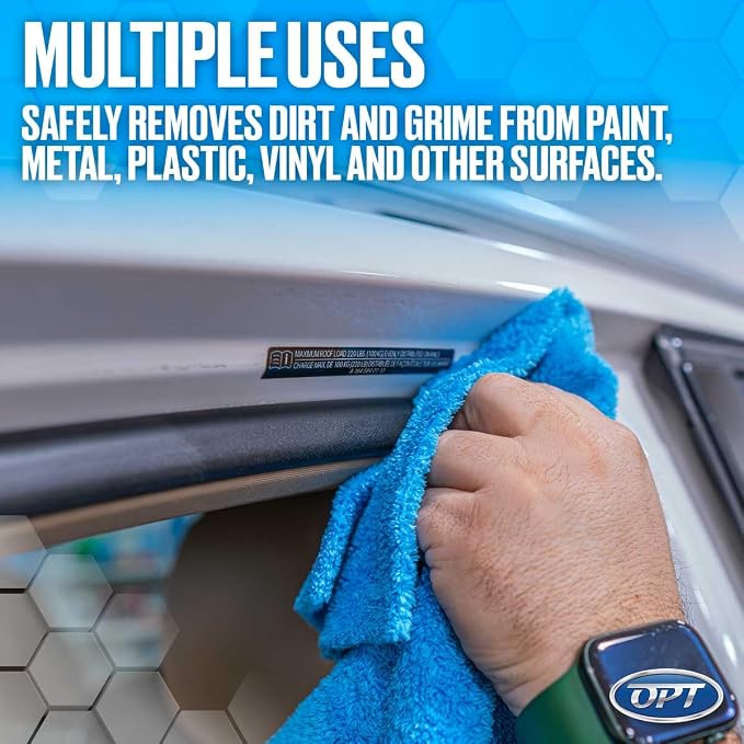 Optimum Opti-Clean Waterless Wash and Protect - Ready to Use Waterless Car Cleaning Spray and Polymer Protection (17 oz)