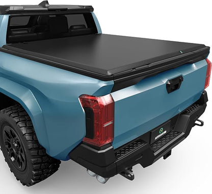 AUTOSAVER88 Soft Tri-fold Truck Bed Tonneau Cover Fits for Toyota Tacoma 2024 2025 2026 5ft Bed (Excl. Trail Edition)
