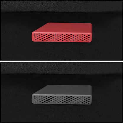 Temmis Car Under Seat Air Outlet Silicone Protection Cover for Toyota Highlander 2020-2025, Auto Interior Accessories Vent Protector Cap Set Accessory-Red