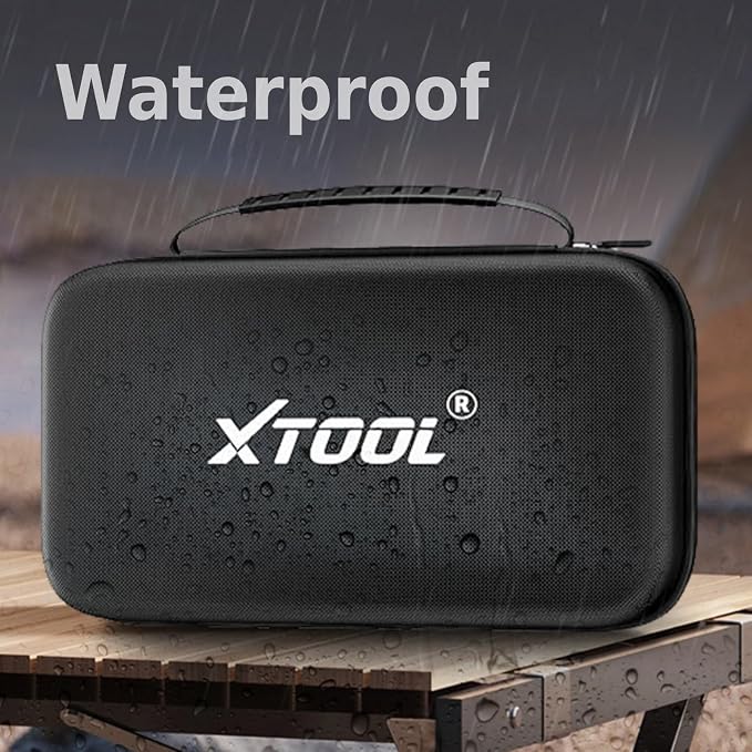 XTOOL Protective Case for OBD2 Scanner Diagnostic Tool, Waterproof Car Scan Tool Carrying Case Compatible with IP500, IP608, IP616, IP819, Size 11''x 7''x 4''