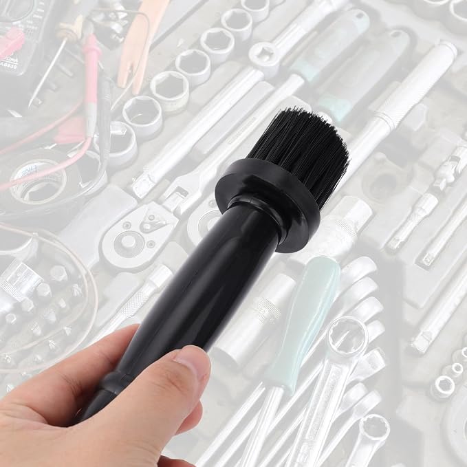 Wheel Lug Nuts Cleaning Brush, Car Detailing Brush Kit for Wheel Rim and Lug Nut Covers Cleaning Durable Car Wash Supplies