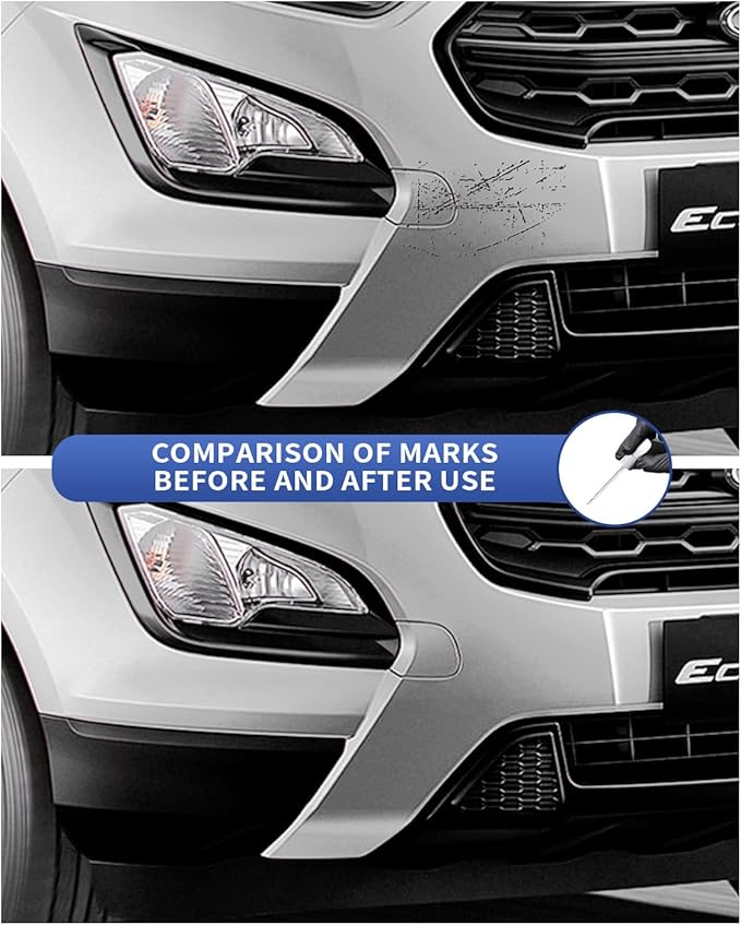 JS/M7432A Iconic Silver Metallic Touch Up Paint Compatible with Ford Exact Match–Chips and Nicks Touch Up