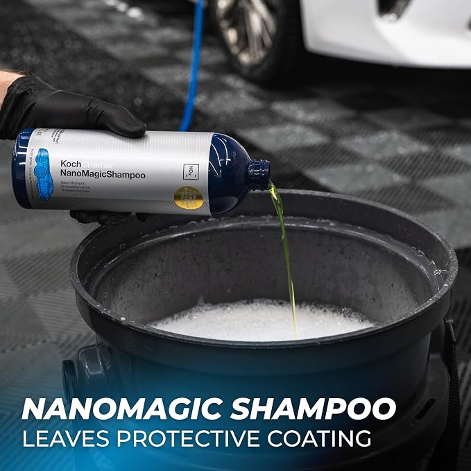 The Rag Company - Premium Essential Car Wash Kit Set - Scratch-Free Wash & Dry System with Korean Microfiber Drying Towel, Wash Mitt + Pad & Car Shampoo (4 Piece Kit)