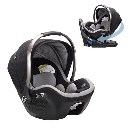 Maxi-Cosi Peri 180 Rotating Infant Car Seat, Baby Car Seat Rotating Carseat, Onyx Heritage