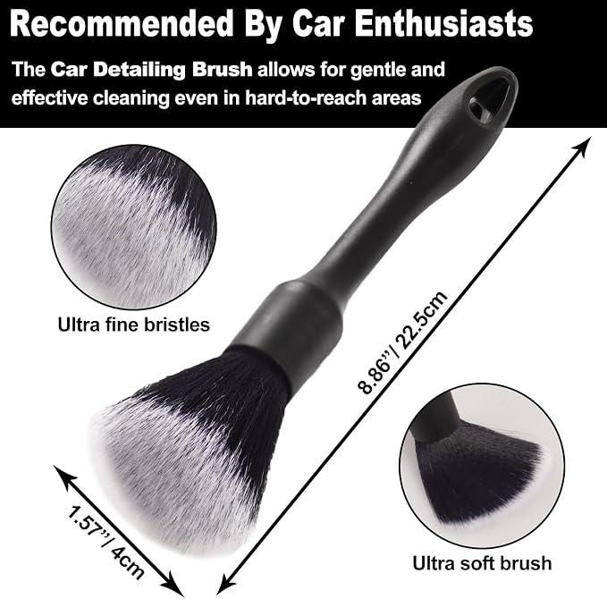 3PCS Wheel Brush Kit for Cleaning Wheel and Tire, Wheel and Rim Brush, Car Detailing Brushes, Bendable & Durable Car Wheel Rim Cleaner Brush Set,Car Detailing Cleaning Brush Supplies Kit