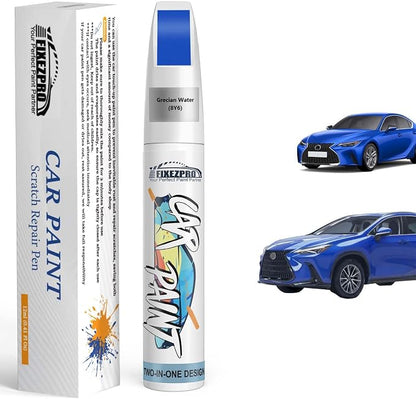 Grecian Water(8Y6) Touch Up Paint for Lexus Cars, Exact Color Match Car Paint Scratch Repair Pen Kit Quick & Easy Fix Vehicle Chips and Automotive Nicks Scuff