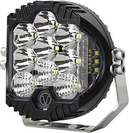 7 Inch 90W LED Driving Light Compatible with Wrangler Off Road Vehicle ATV UTV Car Lighting Trucks Pickup F150 Work Light, Pack of 1