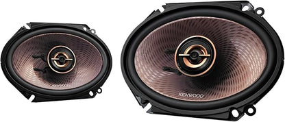 Kenwood KFC-C683 6" x 8" 2-Way Concert Series Car Speakers – 360W Peak Power, Polypropylene Woofer Cone, Balanced Dome Tweeter, Acoustic Sound Harmonizer