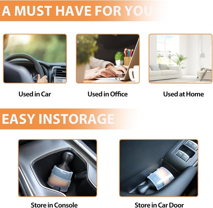 2PCS Car Detailing Brush Car Cleaning Brush Interior, Soft Bristle Dusting Brush Car Interior Cleaning Tool Car Dash Duster Brush for Dashboard, Leather, Air Vents, Computer, Keyboard(Darkblack)