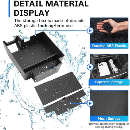 SXCY for 2025 2026 Acura RDX Center Console Organizer for 2025 2026 Acura RDX Accessories 2025 2026 RDX Armrest Console Organizer for 2025 Acura RDX Console Organizer Tray