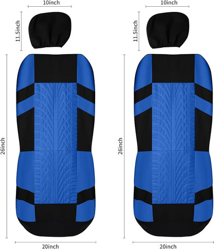 VarCozy Car Seat Covers Front Pair,Universal Cloth for Car,Breathable & Washable SUV, Sedan, Van, Automotive Interior Covers, Airbag Compatible