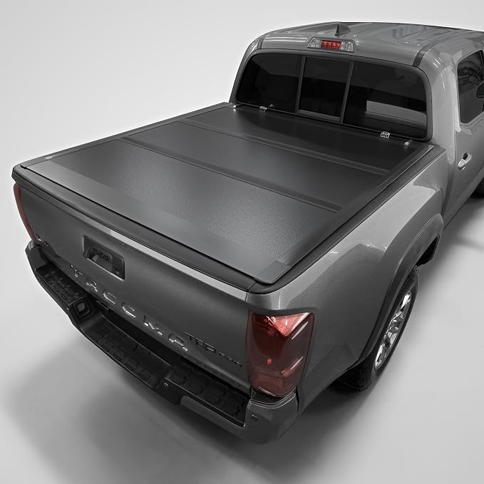 Tutel Low Profile Hard Shell Folding Truck Bed Tonneau Cover|Fits 2016-2023 Toyota Tacoma 5'1" Bed (60.5") - TTLTMLPT021