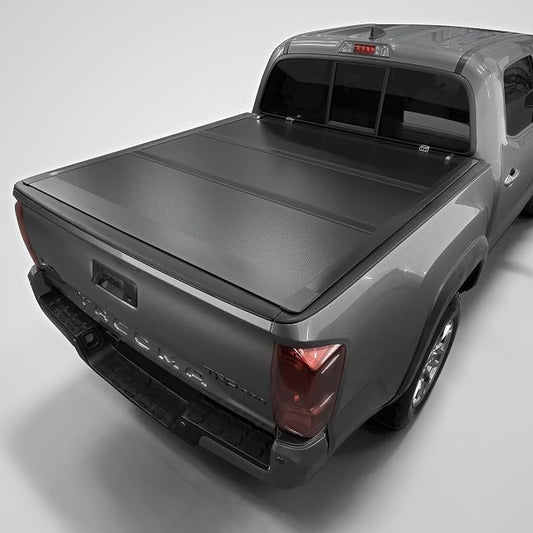 Tutel Low Profile Hard Shell Folding Truck Bed Tonneau Cover|Fits 2016-2023 Toyota Tacoma 5'1" Bed (60.5") - TTLTMLPT021