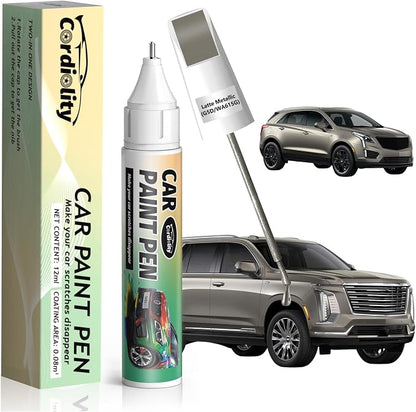 Latte Metallic(G5D/WA615G) Touch Up Paint Pen for Cadillac,Car Paint Scratch Repair Pen Quick and Easy Fix Auto Paint Scratch