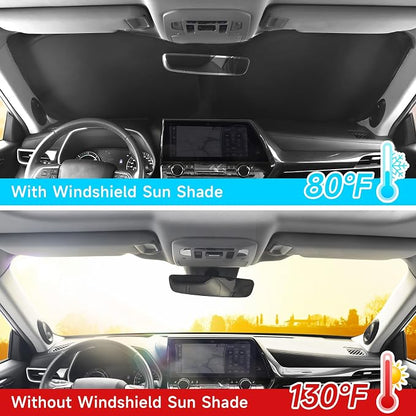 Windshield Sun Shade Compatible for Mazda CX-50 CX50 2023 2024 2025 2026 Accessories Sunshade Shield Protector
