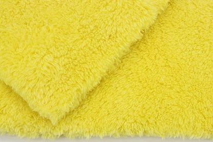 Autofiber [Korean Plush 550] Premium Edgeless Detailing Towels 550gsm (16"x16") Yellow - 10 Pack