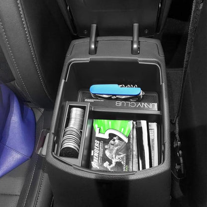 EDBETOS 2026 Seltos Center Console Organizer Compatible with KIA Seltos 2020 2021 2022 2023 2024 2025 2026 Accessories Armrest Box Insert Tray Secondary Storage Pallet ABS Plastic Material, Black