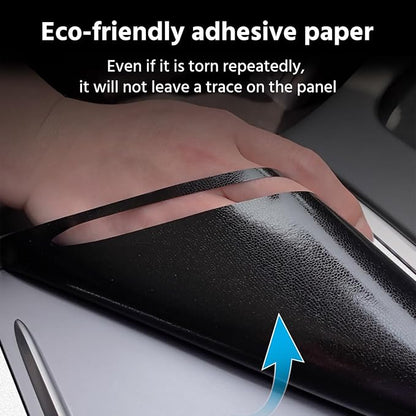 Farmogo Center Console Wrap Kit for Tesla Model Y 2020-2024 & Model 3 2021-2023 2PCS Center Console Cover Interior Decoration Wrap Kit for Tesla Model 3/Y Accessories (White)