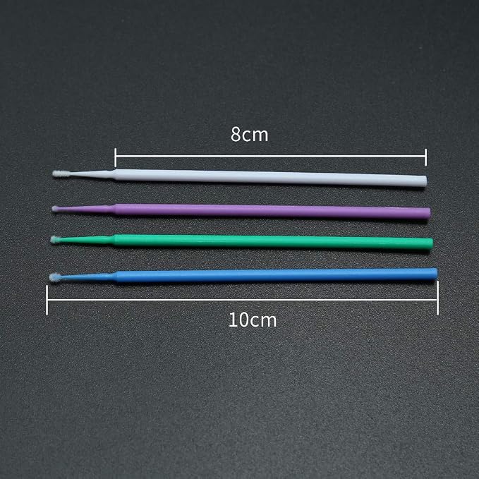 Touch Up Paint Brushes for Automotive Paint Chip Repair Disposable Micro Applicators (1.5, 2.0,2.0, 2.5MM, Multi)-200PCS