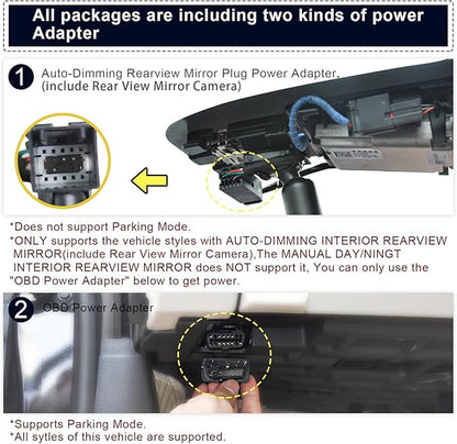 mangoal 4K Front & 2K Rear 2 Channel HDR Dash Cam, Dual STARVIS 2 IMX678 IMX675, Custom Fit for GMC Yukon, Yukon XL 2023-2026(Model A), 5GHz WiFi, GPS, 128GB Card