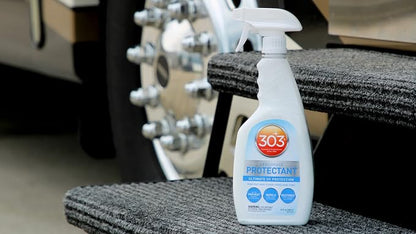 303 Products Aerospace Protectant Spray, UV Protection for Outdoor Surfaces – Protects Vinyl, Plastic & Rubber, Repels Dust & Dirt, Matte Finish, 16 oz