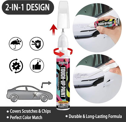 Slate Gray Metallic (GNO/WA633D) for Chevy Touch Up Paint, Exact Color Match Scratch Repair Kit Compatible with Chevrolet Silverado Equinox Tahoe Colorado Blazer Express