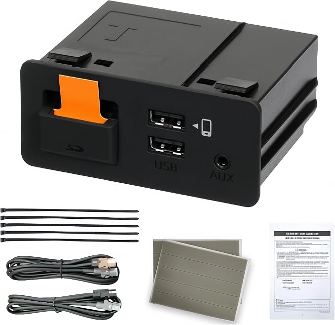 Carplay Retrofit Kit Compatible with Mazda 2/3/6/CX3/CX5/CX9/MX5 2014-2021, Wired Carplay Adaptor Fits for Carplay & Android Auto, TK78-66-9U0C Media Hub Connect System