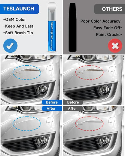 G1W/WA140X Iridescent/White Pearl Tricoat Touch Up Paint Compatible with Chevrolet GMC Buick Cadillac Exact Match Touch Up Paint Car Scratch Repair
