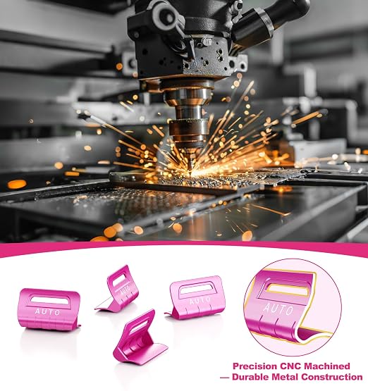 for Jeep 4 PCS Upgrade Metal Window Switch Button Cover Compatible with Jeep Wrangler JL JLU 2026 2025 2024 2023 2022 2021 2020 2019 2018 & Gladiator JT 2020-2026 Interior Accessories (Pink)