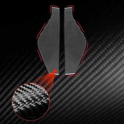 NVCNX Real Premium Carbon Fiber for Toyota Tundra 2022-2026 / Sequoia 2023-2026 2024 2025 Truck Pickup SUV Car Door Panel Cover Interior Trim Accessories Thick Overlay Sticker Decal 2PCs