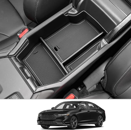 CDEFG 2023 2024 2025 2026 Accord Center Console Accessory Organizer for 2023-2026 Honda Accord Sport EX-L L Touring LX EX Middle Console Tray Armrest Storage Box