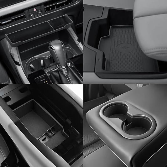CDEFG 4Pcs for 2026 Mazda CX5 Center Console Organizer for 2026 Mazda CX-5 (S/Select/Preferred/Premium/Premium Plus) Accessories Middle Console Tray Storage Box