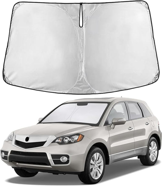 EcoNour Windshield Sunshade Compatible for Acura RDX 2007-2010 2011 2012, Sun Visor for Front Windshield & Window Sun Shade Cover, UV Heat Blocker & Protector, Car Accessories