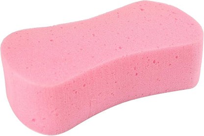 X AUTOHAUX Pink Auto Car Cleaning Sponge Block Washing Eraser Remover Pad Absorbent Foam