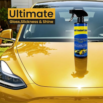 Car Coating Spray - Quick Nano Ceramic Wax & Polish - Ultra-High Gloss Coating Sealant for Car Body, Exterior Paint, and All Automotive Surfaces